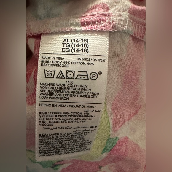 Old Navy Girls Vibrant Floral Sundress- Size XL (14-16) - Picture 5 of 5